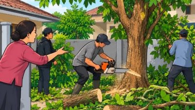 Tanaman Di Lahan Warga Komplek Perumahan Pluit Penjaringan Diduga Dirusak, Kasus Diadukan Ke Polisi