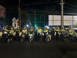 Patroli Humanis, Satlantas Polres Aceh Tengah Amankan Enam Motor Berknalpot Brong