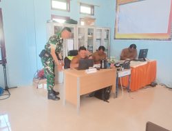 Tak Kenal Hari Libur, Serda Manap Perbarui Data Teritorial di Desa Wir Tingkem