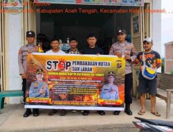 Polisi Bersama Masyarakat, Polres Aceh Tengah Intensifkan Patroli Cegah Karhutla dan Pencemaran Udara
