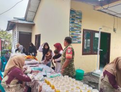 Babinsa Desa Gemasih Dampingi Kegiatan Posyandu, Dukung Peningkatan Kesehatan Ibu dan Anak