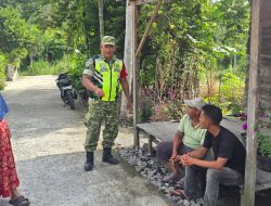 Jalin Silaturahmi, Babinsa Desa Bukit Tunyang Laksanakan Komsos Bersama Warga