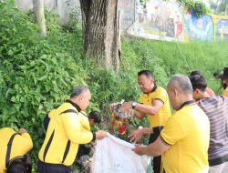 Green Policing, Polres Aceh Tengah Bersama Masyarakat Dan Mahasiswa Gotong Royong di Ruang Publik