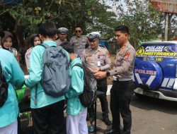 Wujud Kepedulian Sosial, Sat Lantas Polres Kuningan Gelar “Jumat Berkah” Berbagi Makanan Gratis untuk Masyarakat