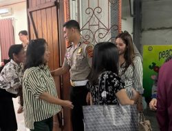 Sat Lantas Polres Kuningan Gelar Minggu Kasih dan Pengamanan Ibadah di Dua Gereja