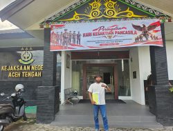 Saparuda Apresiasi Kejari Aceh Tengah Dalami Dugaan Mark-Up APE Rp2,19 Miliar