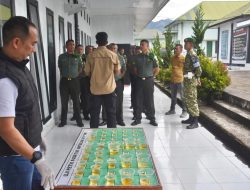 *Cegah Penyalahgunaan Narkoba, Staf Intel Kodim 0119/BM Gelar P4GN Dan Tes Urin Bagi Prajurit*
