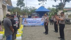 Sanjung (Selasa berkunjung ) Masyarakat, Polres Aceh Tengah Tebar Kepedulian, Salurkan Bantuan dan Jenguk Warga Sakit