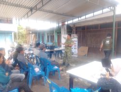 Sosialisasi Batas Kawasan Hutan, Danramil 05/Permata Bersama BPKH Edukasi Masyarakat Desa Burni Pase