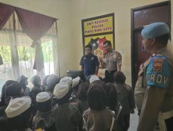 Tanamkan Kecintaan kepada Polisi Sejak Dini, Polsek Pintu Rime Gayo Sambut 60 Murid RA Nurul Islam Blang Rakal