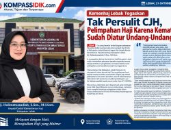 Kemenhaj Lebak Tegaskan Tak Persulit CJH, Pelimpahan Haji Karena Kematian Sudah Diatur Undang-Undang