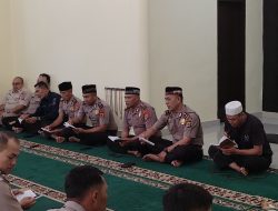 Perkuat Keimanan dan Kebersamaan, Polres Bener Meriah Gelar Binrohtal untuk Personel