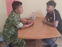 Babinsa Koramil 06/Jagong Pererat Silaturahmi dengan Warga Melalui Komsos di Desa Jagong Jeget