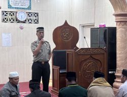 Subuh Keliling di Masjid Mustaqim Kampung Fajar Harapan, Wakapolres Bener Meriah Ajak Warga Hindari Narkoba dan Judi Online