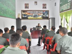 Dandim 0119/BM Tekankan Peningkatan Sosialisasi Rekrutmen TNI Melalui Pertemuan Daring