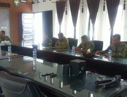 Kasdim 0119/BM Sambut Tim Penghapusan Material Dari Kodam Iskandar Muda