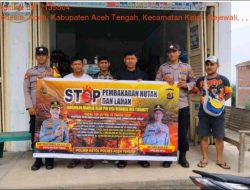 Polisi Bersama Masyarakat, Polres Aceh Tengah Intensifkan Patroli Cegah Karhutla dan Pencemaran Udara