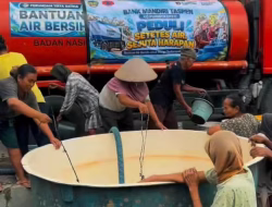 Kekeringan di Banyumas, Bank Mandiri Taspen Bantu Penuhi Kebutuhan Air Bersih Warga