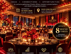 Singapore Global Network Menjadi Mitra Utama Gala Dinner Eksklusif Wealth Management, Membuka Kesempatan Sponsorship Meja dalam Jumlah Terbatas