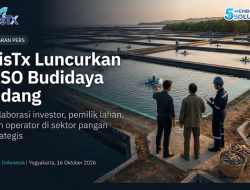 FisTx Indonesia Luncurkan KSO Budidaya Udang, Pertemukan Investor, Pemilik Lahan, dan Operator Berpengalaman di Sektor Pangan Strategis