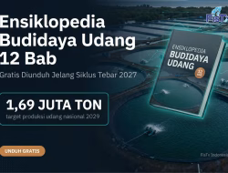 Target 1,69 Juta Ton Udang 2029: FisTx Bagikan Ensiklopedia Budidaya 12 Bab Gratis untuk Petambak