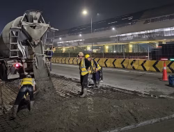 Menjaga Kualitas dan Keselamatan Berkendara, PT Jasamarga Tollroad Maintenance Laksanakan Pekerjaan Rekonstruksi Perkerasan di Ruas Tol Jagorawi