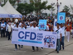BRI Area Purwokerto Gelar Car Free Day, Dorong Gaya Hidup Sehat dan Pemberdayaan UMKM